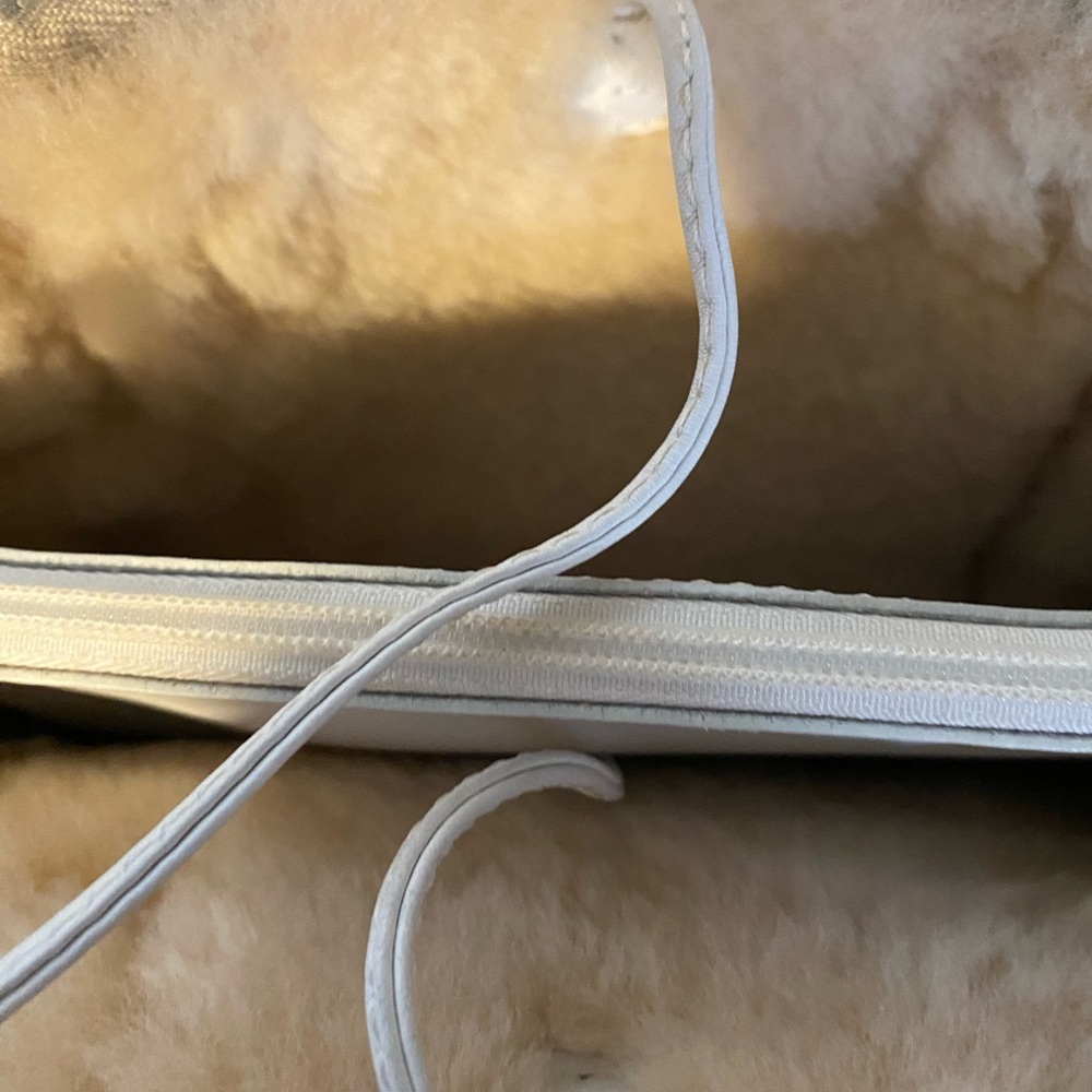 UGG Tan and Cream/White Women's Shearling-Sheepskin Mini Bag - Picture 10 of 16